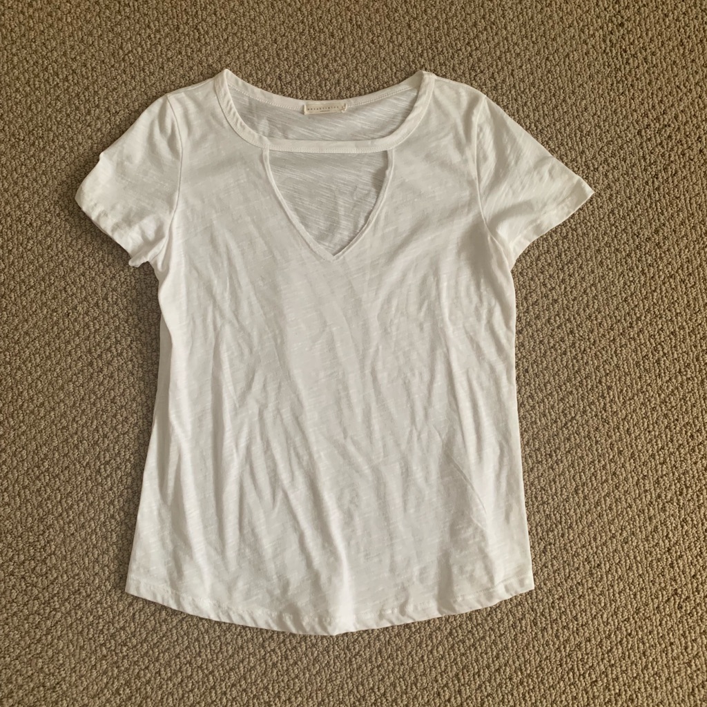 White Choker Top